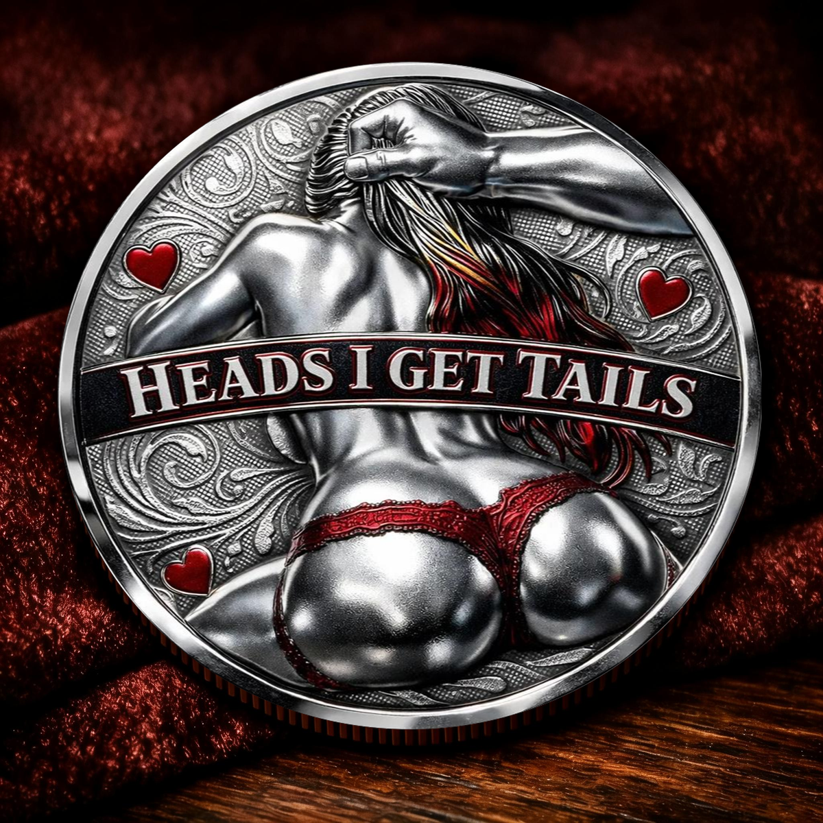 đšEarly Valentine Sale 60% OFF -â¤ď¸Heads I Get Tail / Tails I Get Head Commemorative Coin