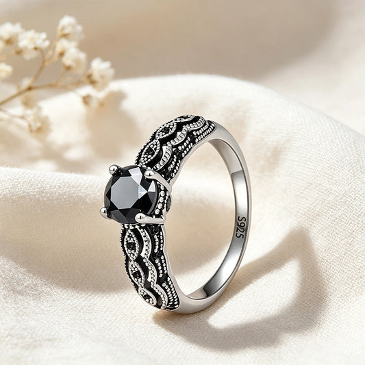 Obsidian Protection Ring