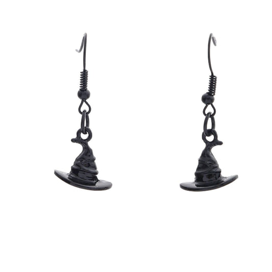 Witch Hat Halloween Dangle Earrings