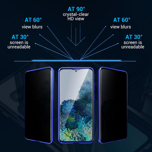 💥Magnetic Tempered Glass Double-sided Phone Case For Samsung S23-S25 Series