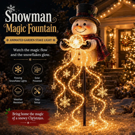 🎅Christmas Early Discount 49% Off 🎁 Santa's Magic Pour – Flowing LED Christmas Garden Light