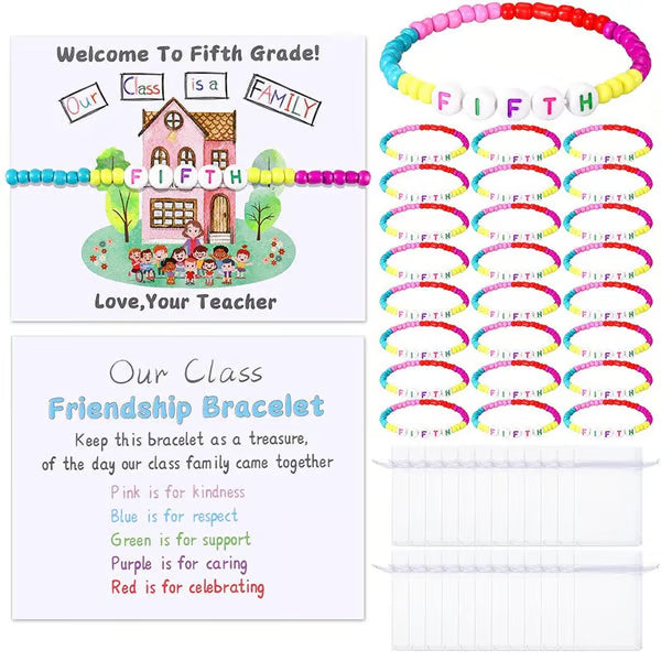 đĽLast Day 49% OFF - â¨đ Welcome BeadBracelets - StrengthenClassroom Friendship & SpreadWarm Kindness!
