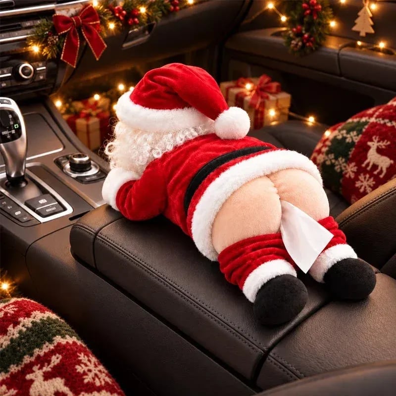 π
Funny Santa Butt Tissue Box β The Cheekiest Christmas Decor!