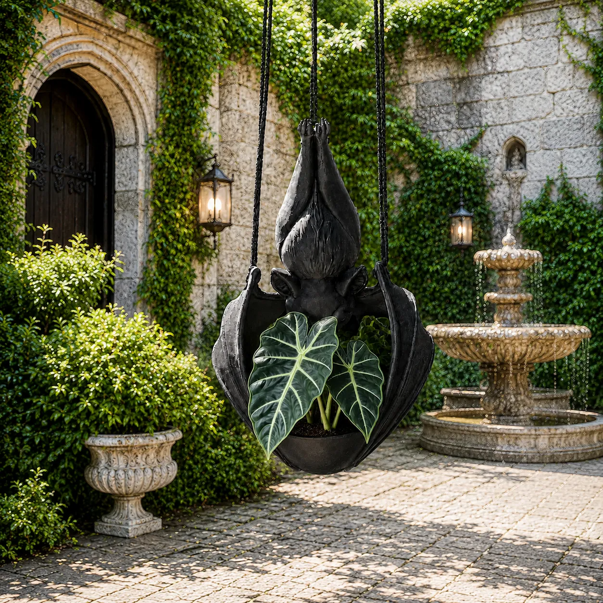 šLast Day 60% OFF - Hanging Bat Plant Pot