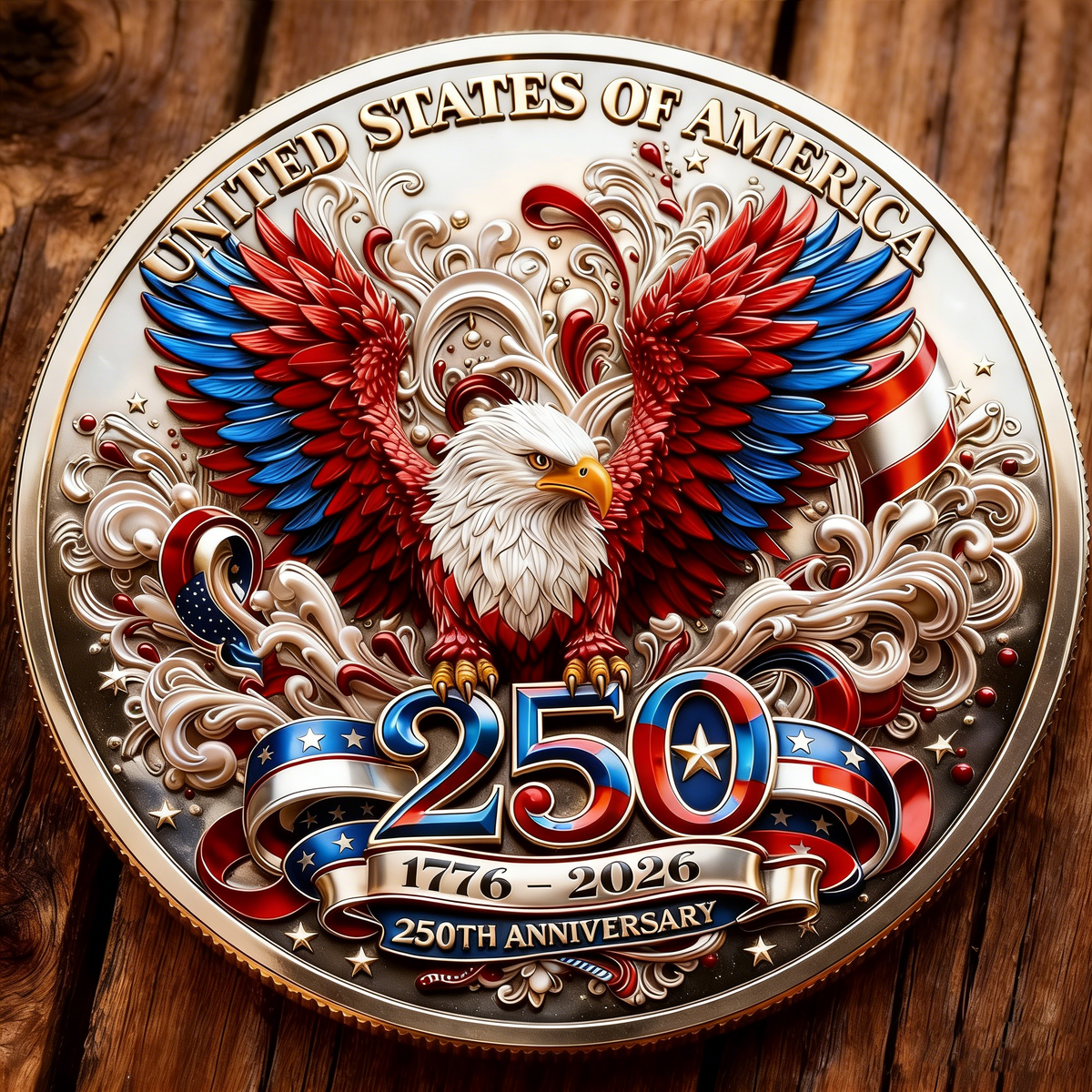 đFlash Sale 60% OFF - 250th Anniversary Commemorative Coin