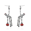 Ghost in the Skull Jar Earrings
