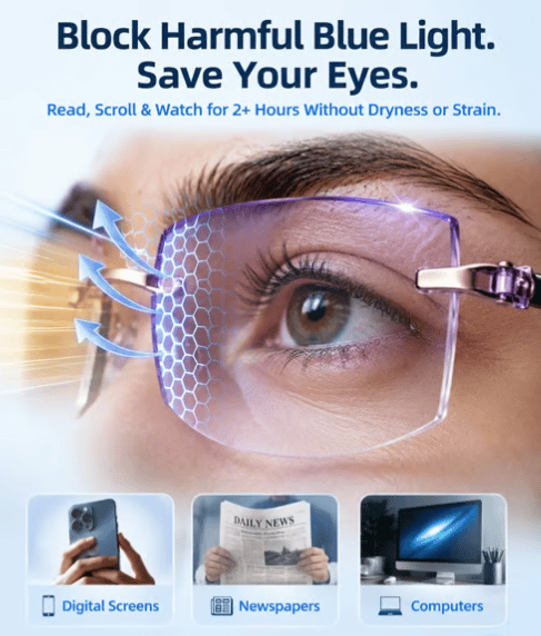 🔥LAST DAY SALE Only $12.99!!👓[Regain Your Youthful Vision] Smart Zoom Diamond-Cut Reading Glasses