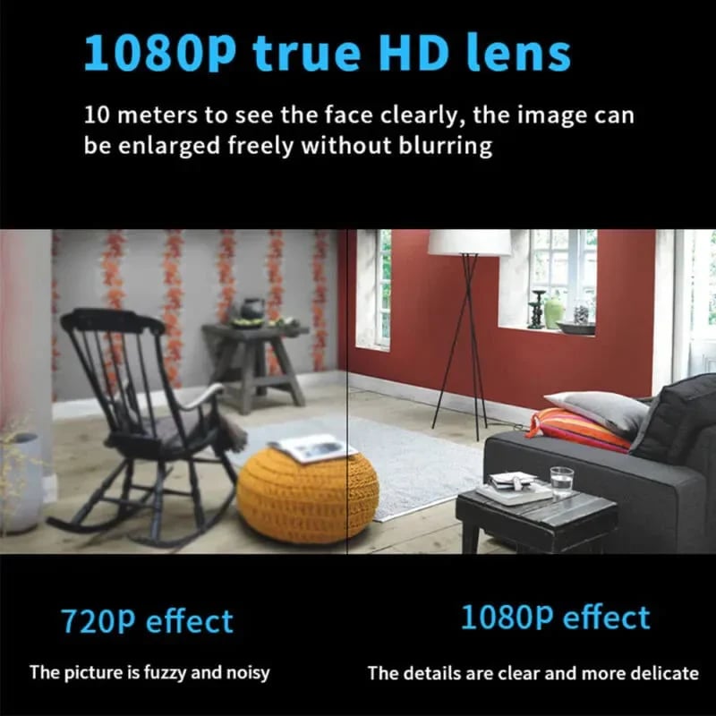 【🎉LAST DAY BUY 1 GET 1 FREE🎉】TODAY ONLY $8.99 EACH ！!- Mini 5G Wireless Wifi Camera 1080P HD