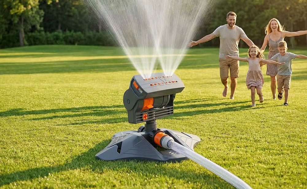 Smart Lawn Sprinkler – Full Coverage
