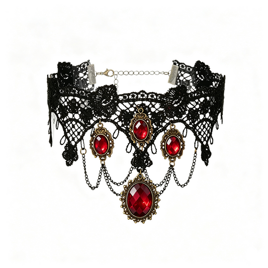 Spooky Halloween Lace Gem Jewelry Kit