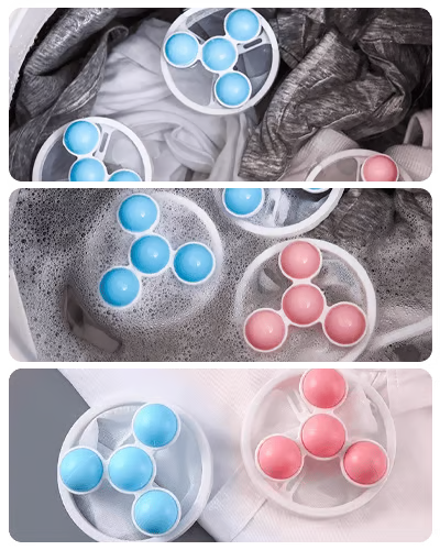 Washing Machine Lint Filter Balls 🧶 Capture Hair & Fuzz