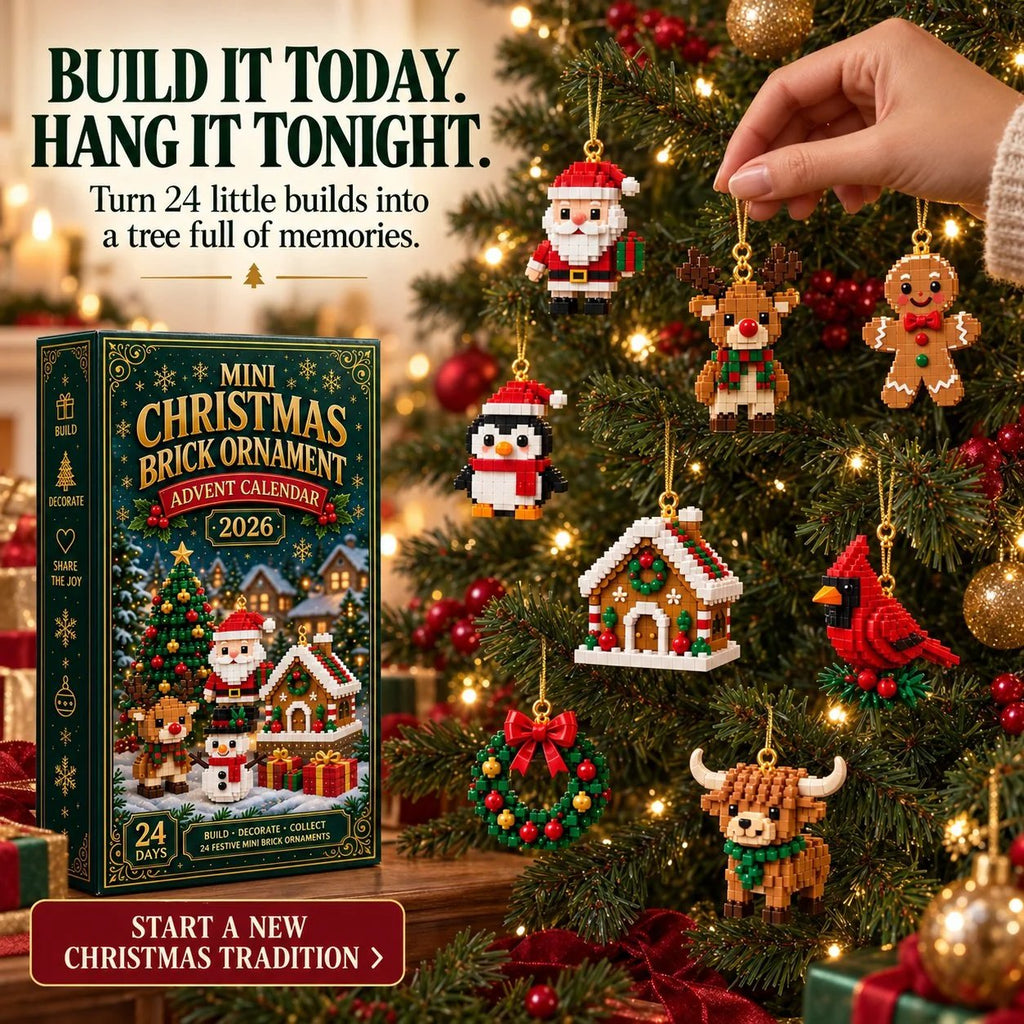 🎄 24-Day Christmas Ornament Advent Calendar – Build a New Holiday Surprise Every Day ✨