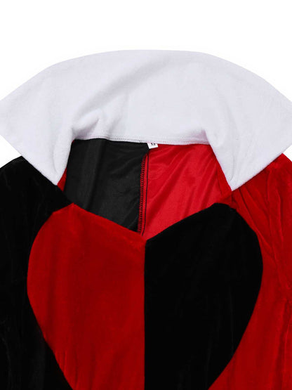 1930s Queen Of Hearts Costume Halloween Dress
