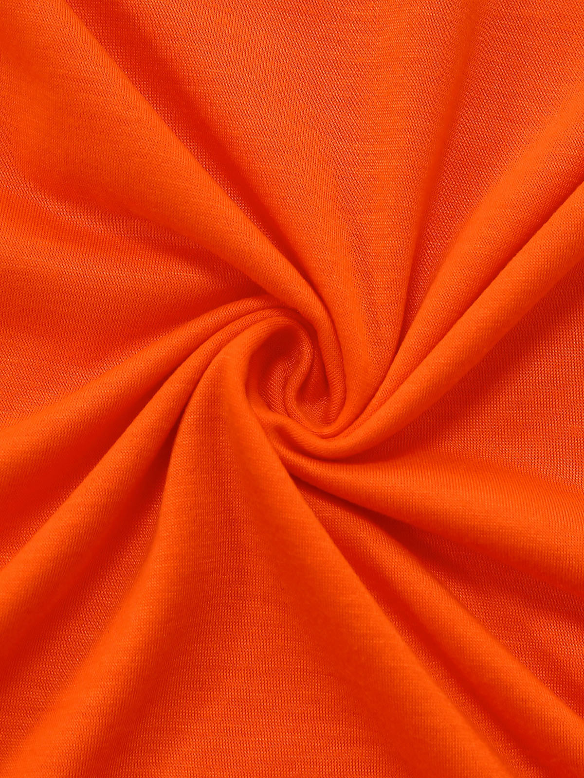 1960s Halloween One-Shoulder Pumpkin Face Dress