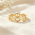 Chain Link Band Ring