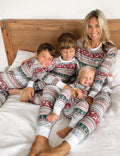 Christmas Print Matching Family Christmas Pajamas-Dog Pajamas Included