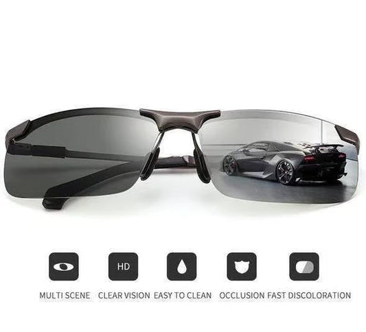 🥳2026 HOT SALE🥳💞50K+ SOLD!🕶️🌦️ Upgraded Photochromic Lenses 50% OFF! Anti-glare polarization meets smart light adaptation. A stylish, intelligent choice for your eyes. 💎😎