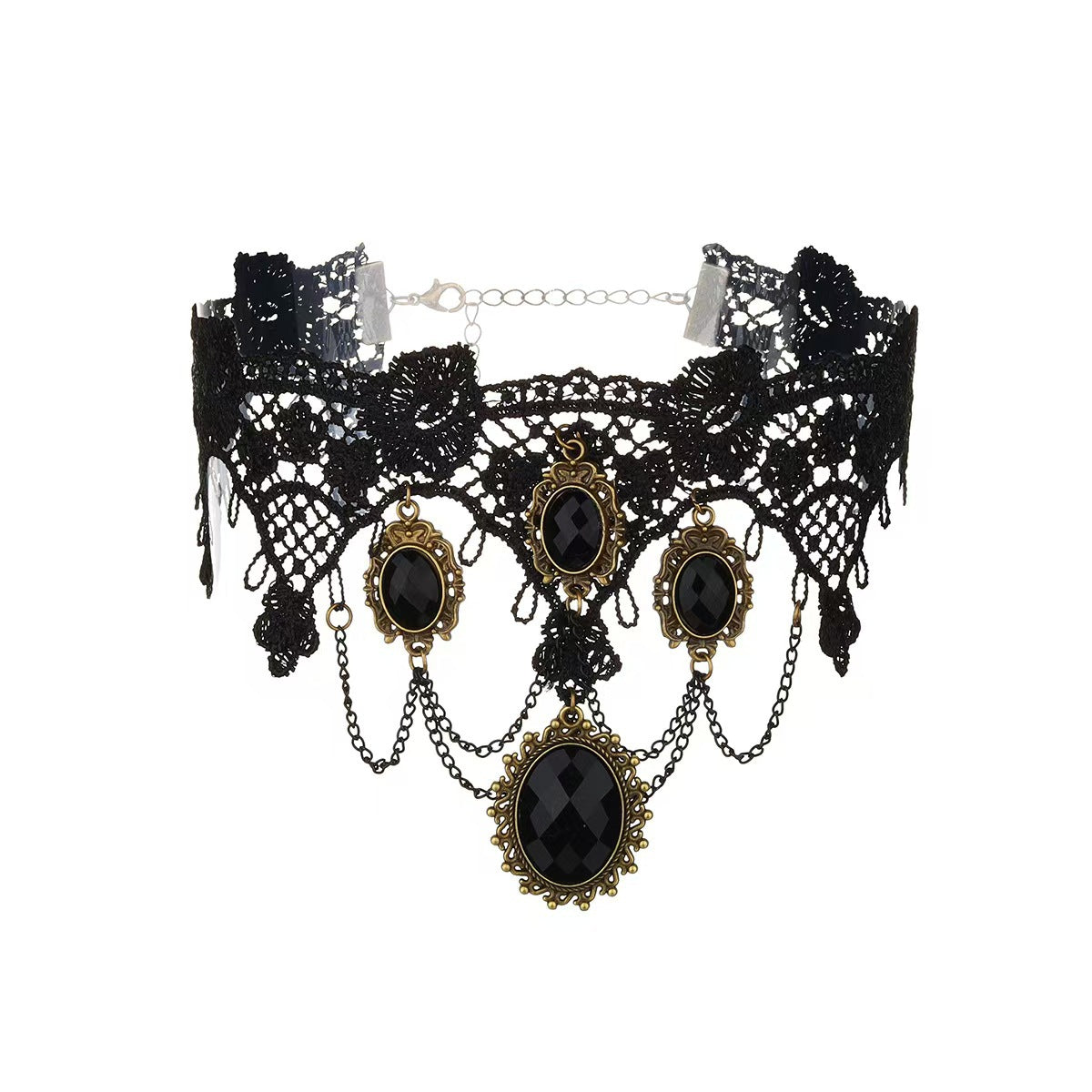 Spooky Halloween Lace Gem Jewelry Kit