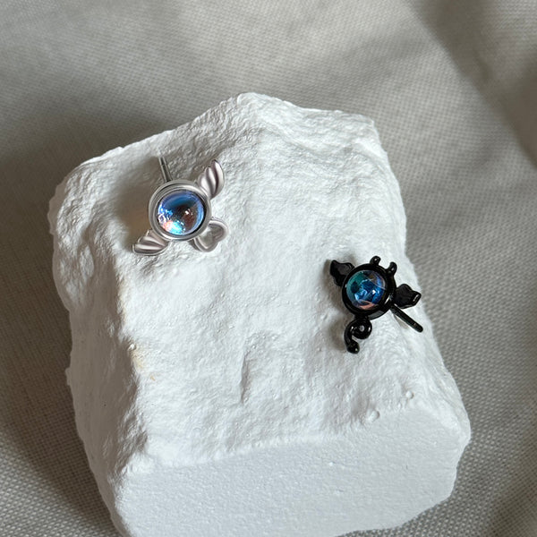 Thaya Angel And Demon Stud Earrings