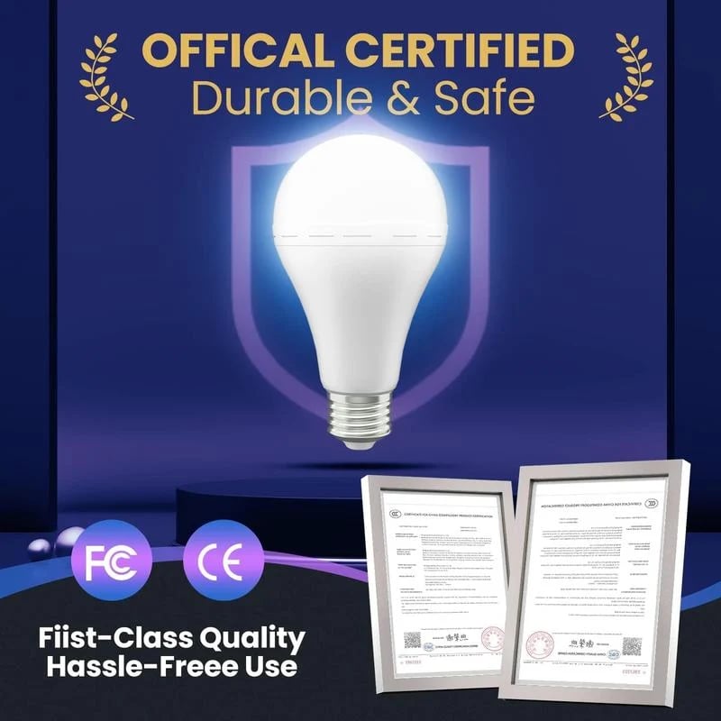 💡Rechargeable Emergency Light Bulbs