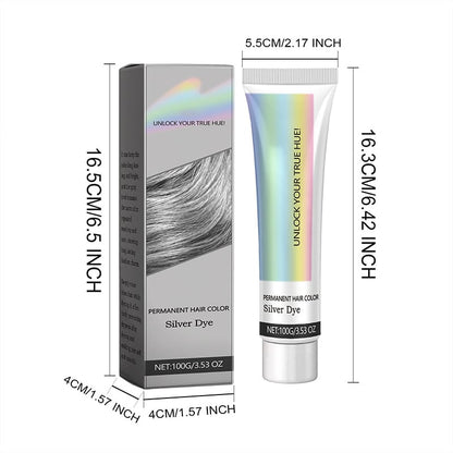 ✨This Week's Special Price $7.99💥 2-in-1 Natural Essence Extract Silver Hair Dye