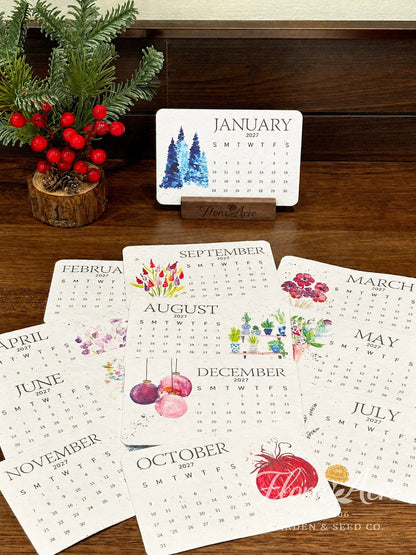 🌱Eco-Friendly Plantable Timeless Seed Calendar 2027 ✨ Plan • Plant • Grow • Enjoy