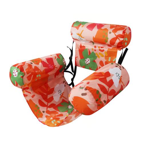 Inflatable Pool Lounge Chair – Floating Water Hammock for Adults
