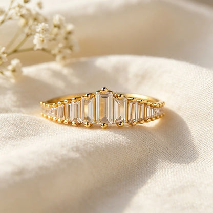 Art Deco Baguette Ring