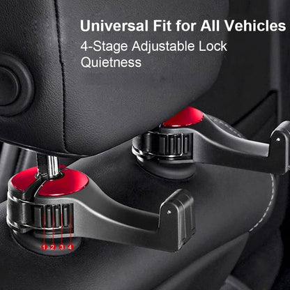 2 in 1 Car Headrest Hidden Hook