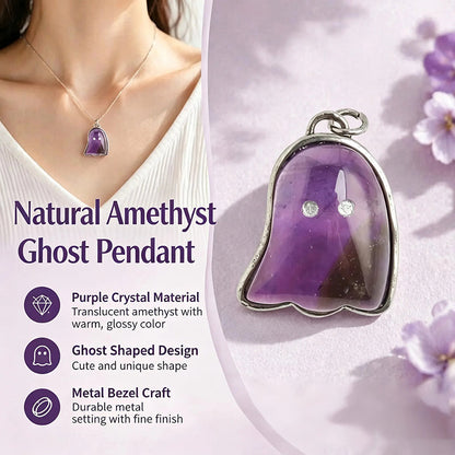 Cute Ghost Pendant Necklace