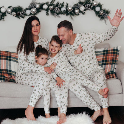 Christmas Tree Matching Family Christmas Pajamas-Dog Pajamas Included