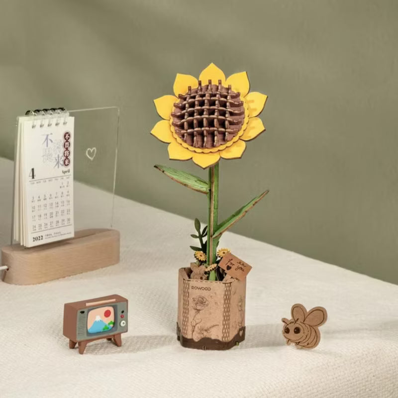 🌻 Build Your Own Wooden Sunflower