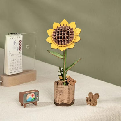 🌻 Build Your Own Wooden Sunflower