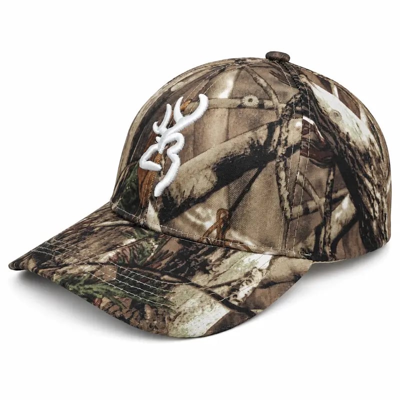 Embroidered Camo Baseball Cap for Men & Women