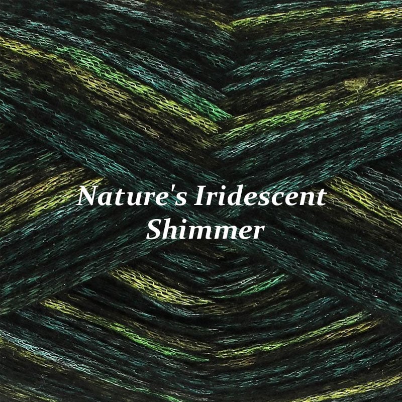 🧶Aran Wool 'Firefly' Iridescent Shimmer Yarn: A Touch of Magic in Every Stitch💫