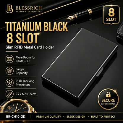 💳RFID Blocking Metal Card Holder