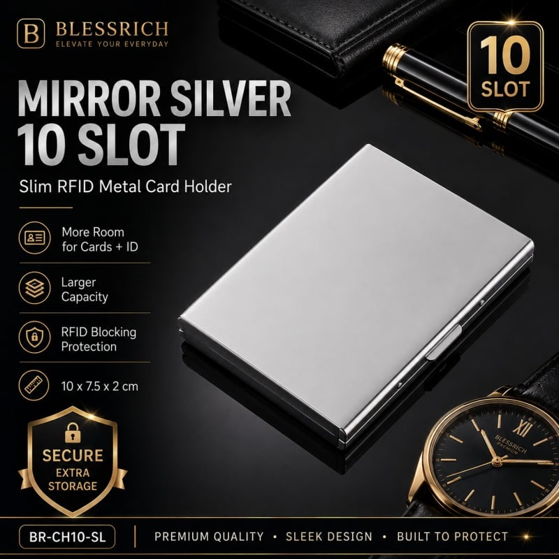💳RFID Blocking Metal Card Holder