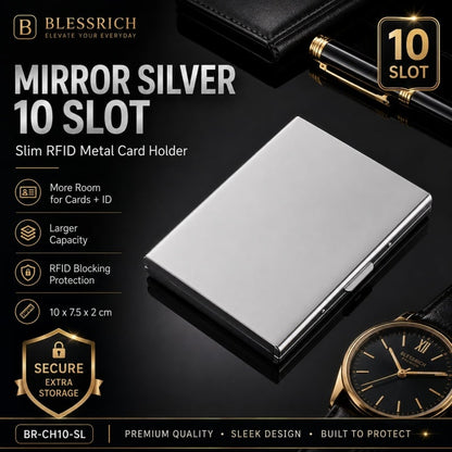 💳RFID Blocking Metal Card Holder