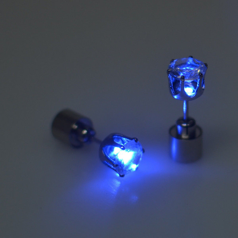 Rainbow LED Stud Earrings Halloween Party