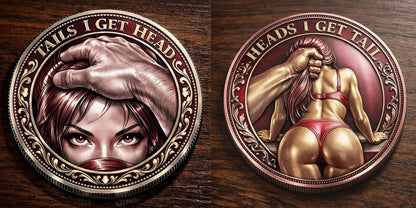 🌹Early Valentine Sale 60% OFF -❤️Heads I Get Tail / Tails I Get Head Commemorative Coin