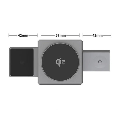 58 % OFF🔥Hot Sale Offers-3-in-1 Foldable Magnetic Wireless Charging Station