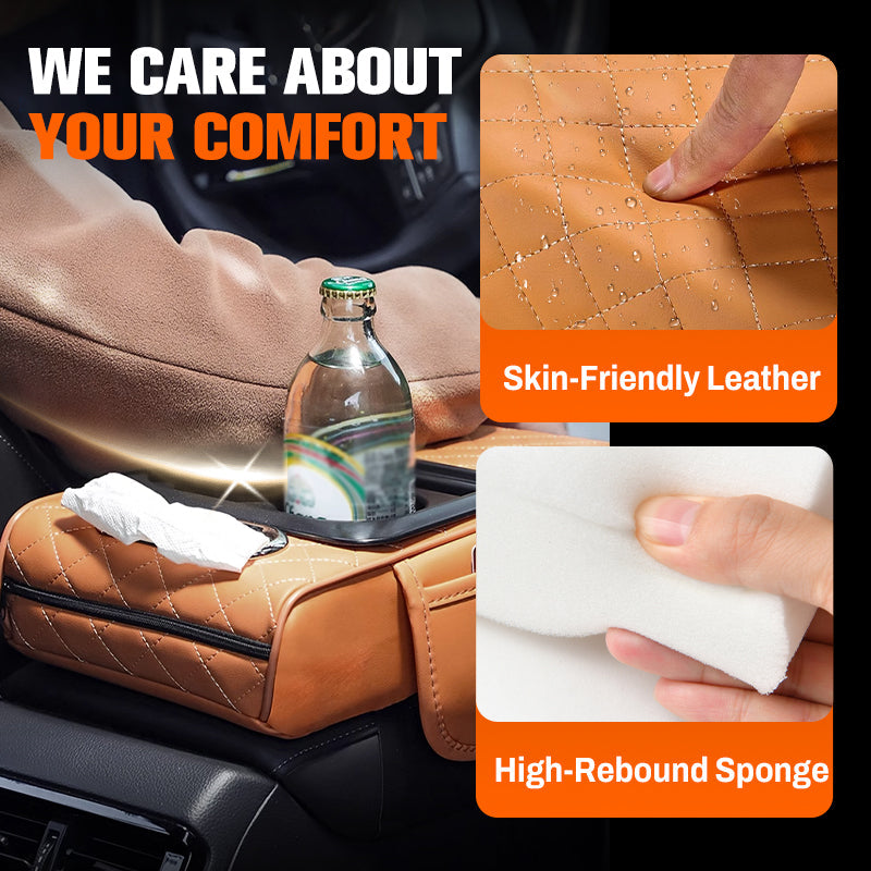 📢📢50% OFF !! ⏰🌟Integrated Pressurized Multifunctional Car Armrest Heightening Pad