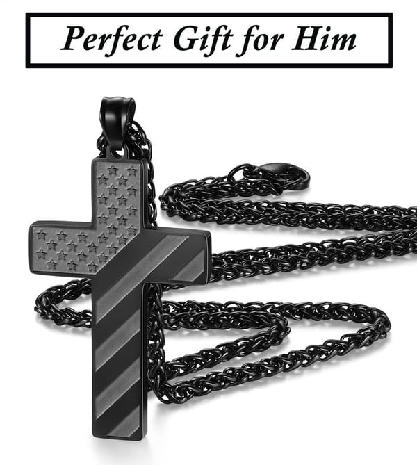 💥🎉✨Flag Cross Necklace,Best Gifts