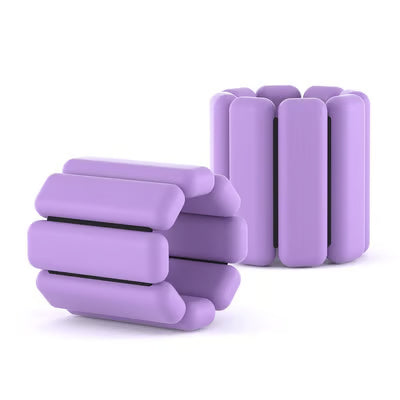 Weighted Silicone Sports Wristband | 2 & 4 lbs, 5 Colors, Sold in Pairs