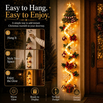 🎁 Limited Time 49% OFF🎅 Glowing Christmas Door Hanger