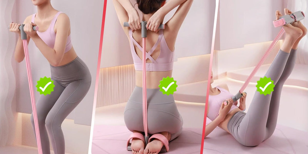 Foot Pedal Resistance Band Set