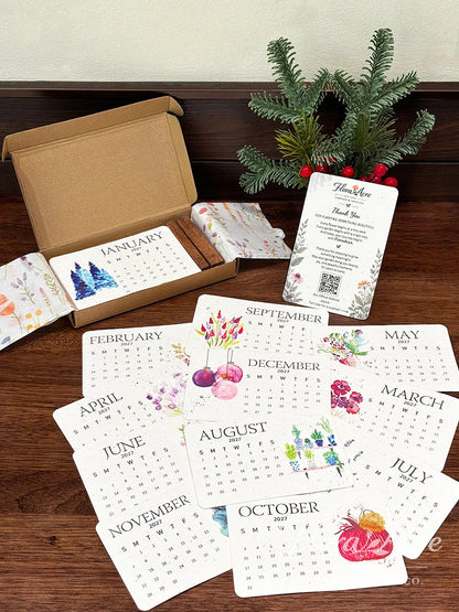 🌱Eco-Friendly Plantable Timeless Seed Calendar 2027 ✨ Plan • Plant • Grow • Enjoy