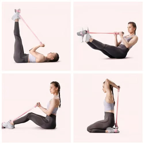 Foot Pedal Resistance Band Set