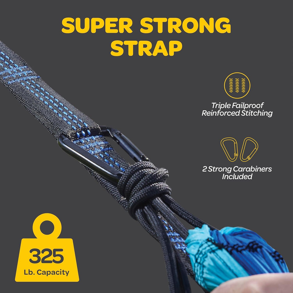Durable Camping Hammock – Double & Single Sizes