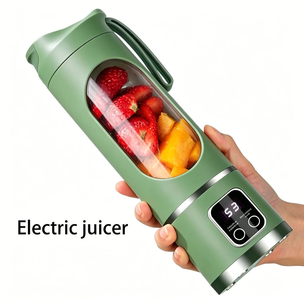 🔥LAST DAY SALE 49% OFF-🧊Portable USB Blender with LED Display - Perfect for Smoothies & Juices🥤